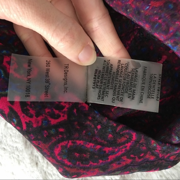 Plenty Tracy Reese Anthropologie Pink Paisley Top - Picture 8 of 8